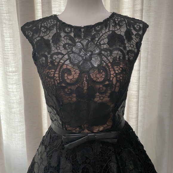 Jovani Black Cocktail Dress - Picture 2 of 8